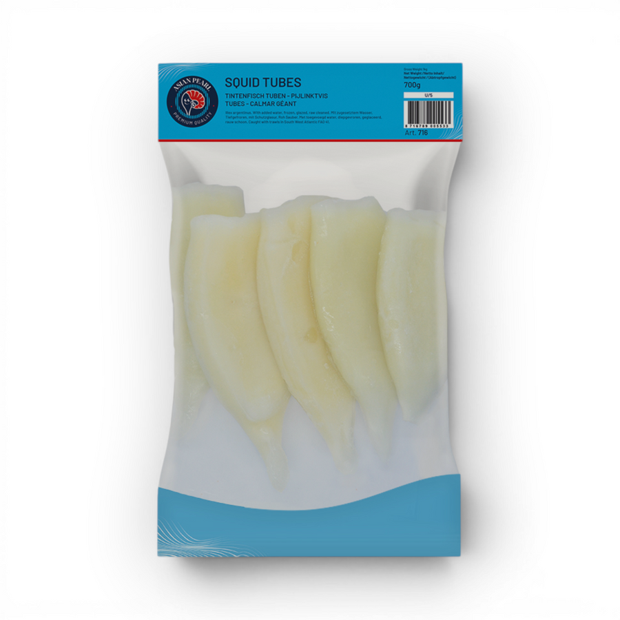 Mooijer Squid tubes Raw Cleaned 700gr