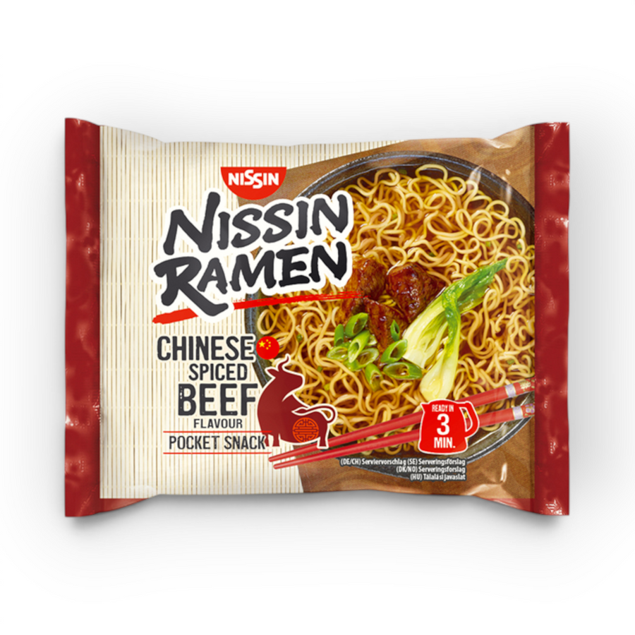 NISSIN Ramen Chinese spice Beef 66.8gr
