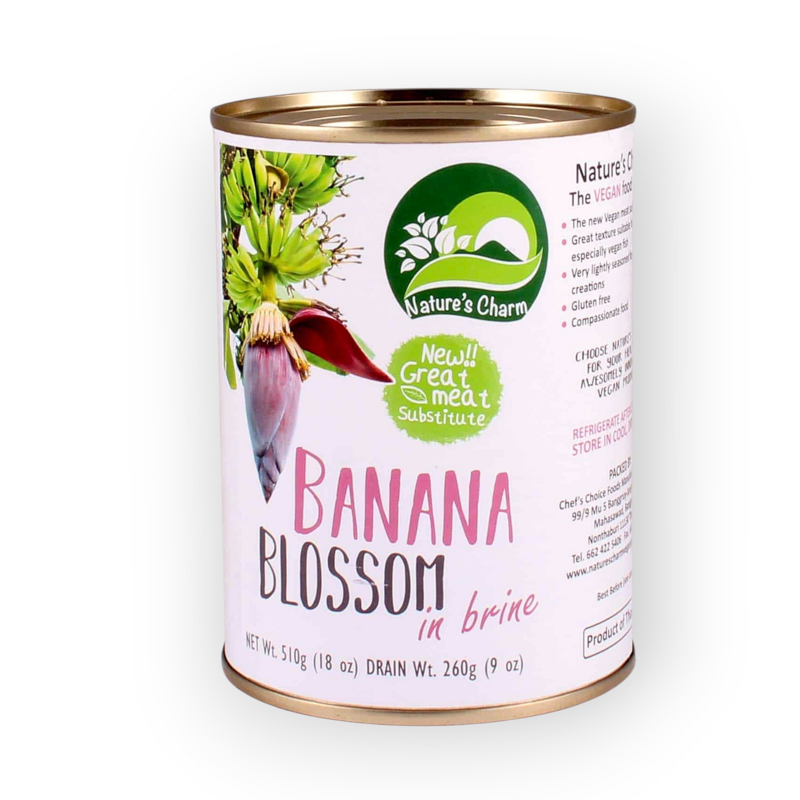 Nature's Charm Banana Blossem in Brine 510gr