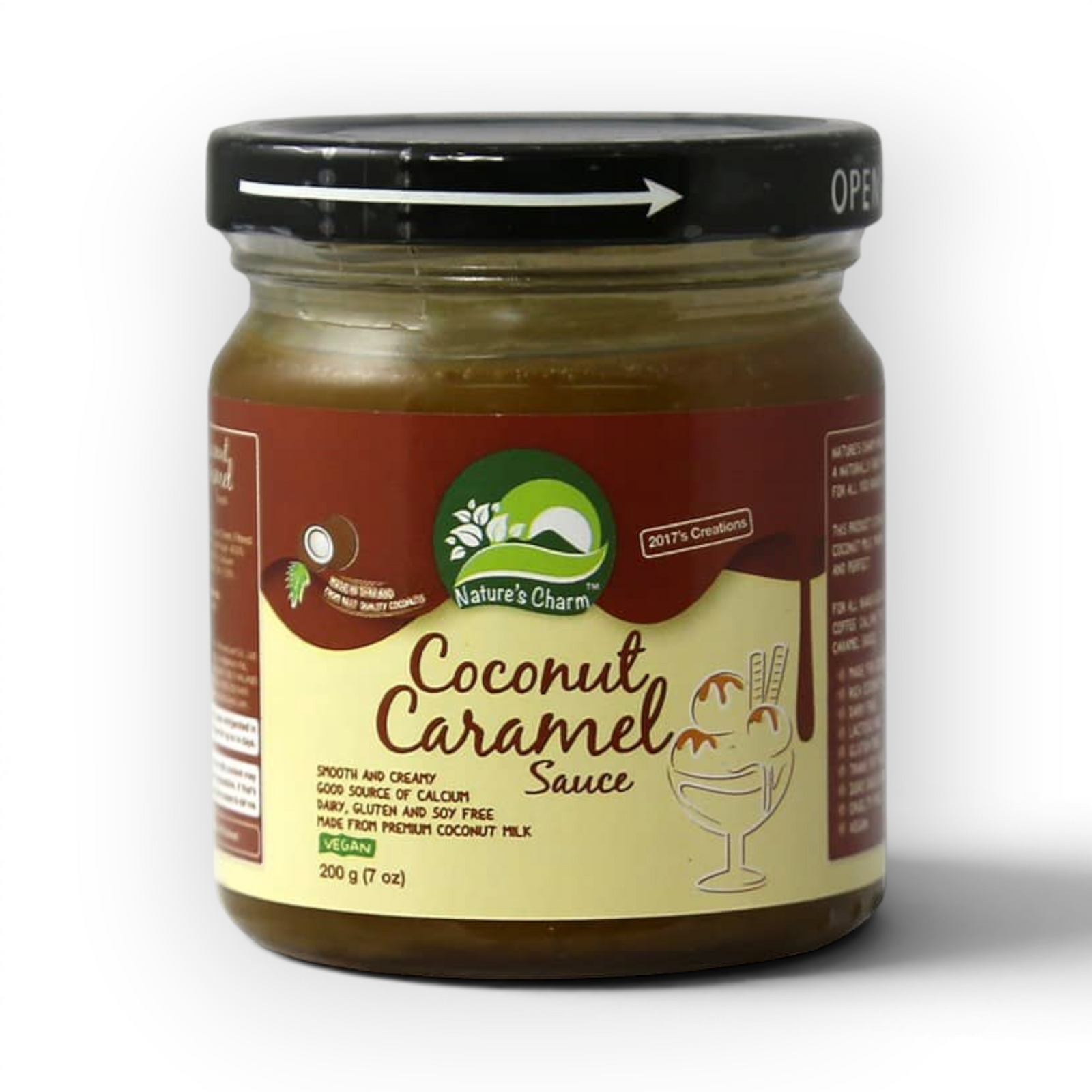 Nature's Charm Coconut Caramel Saus 200gr