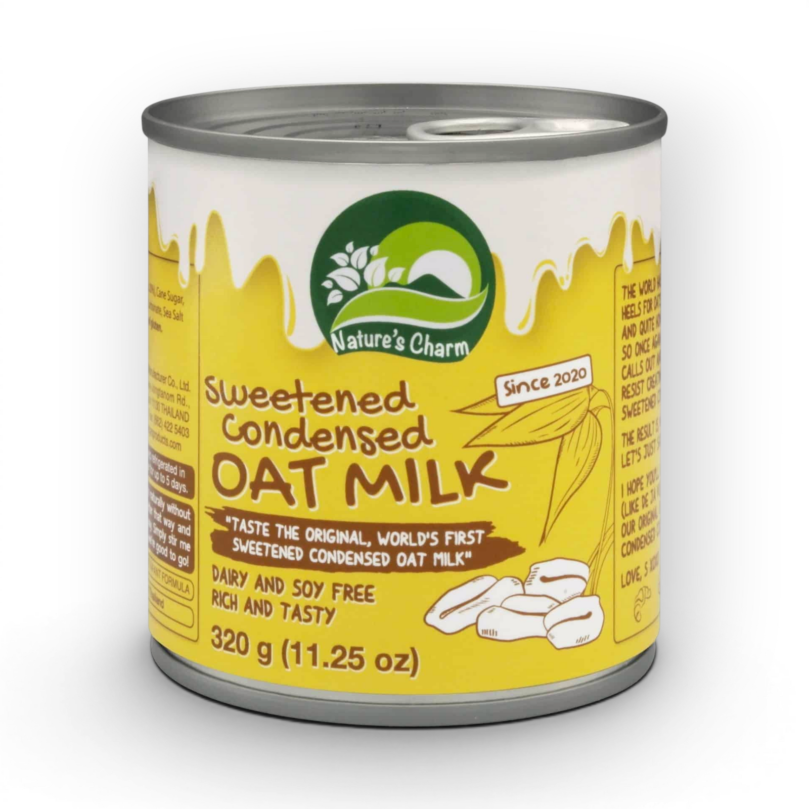 Nature's Charm Gecond. Oat Milk Sweetened 320gr