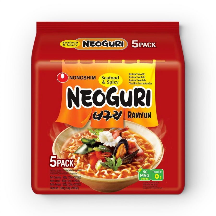 Neoguri Hot Inst. Noodle 120gr 5-pak