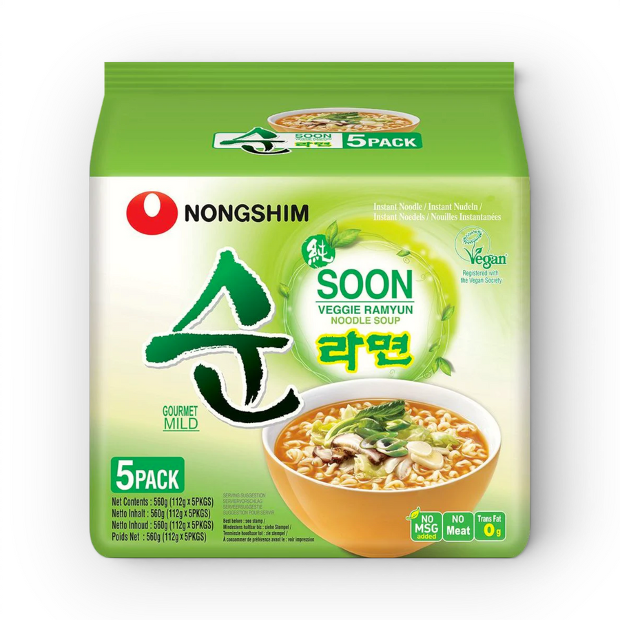 Soon Veggie Inst. Noodle 112gr 5-pak