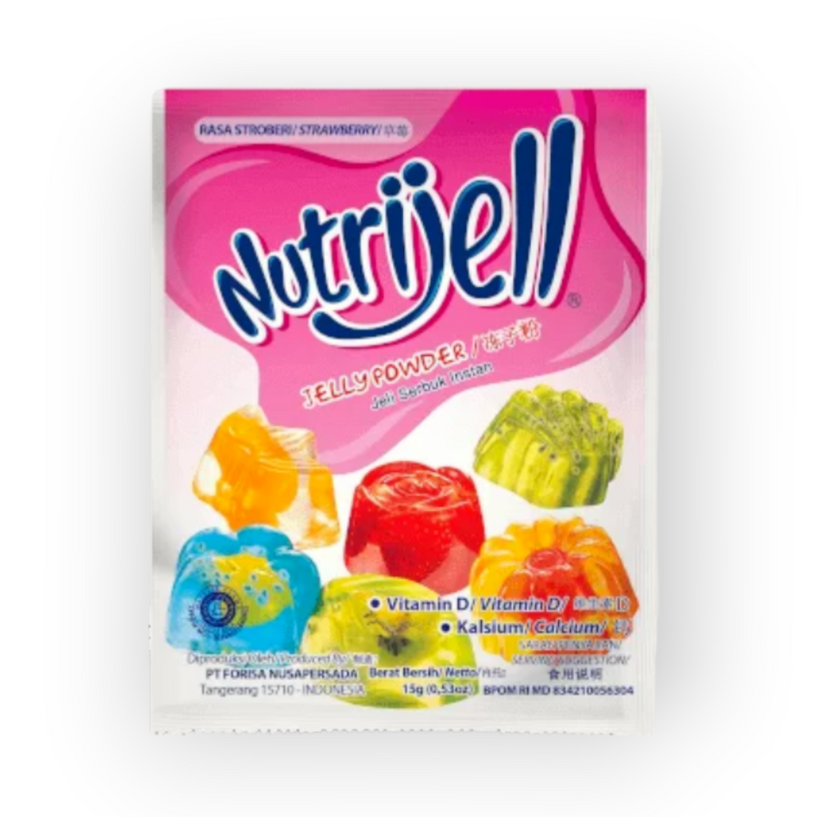 Nutrijell Jelly Powder Strawberry 15gr