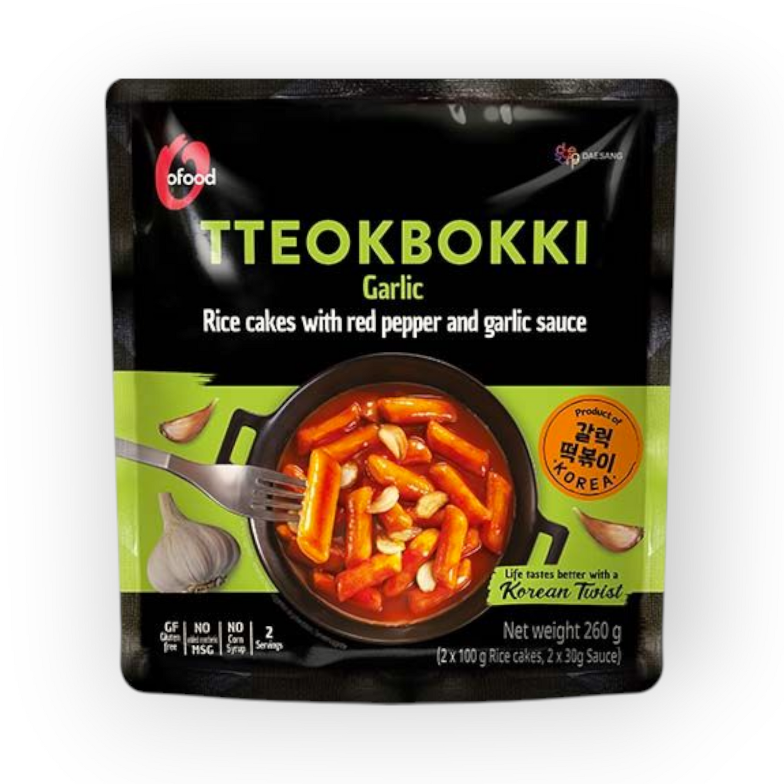O'Food Toppokki Red Chili & Garlic Sauce 260gr