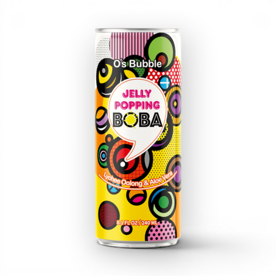 O's Bubble Popping Boba Lychee-Mango 240ml