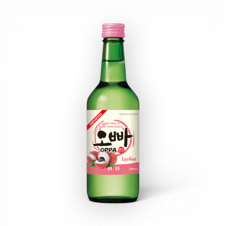 Oppa Soju Lychee 12% 360ml