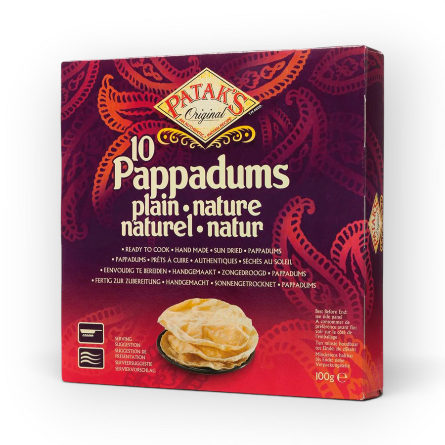 Pappadum Plain 15cm 100gr