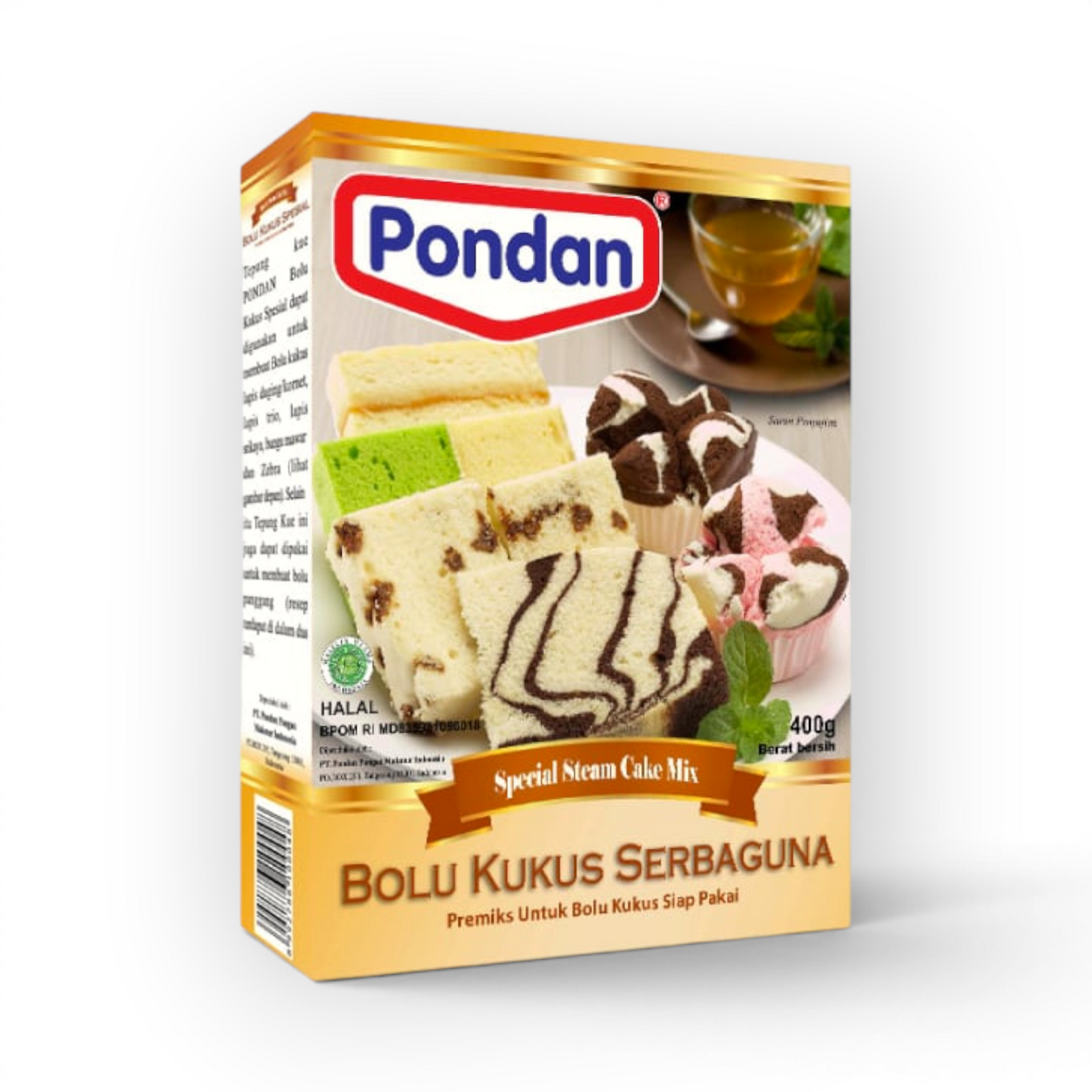 PONDAN Bolu Kukus Serbaguna Cakemix 400gr