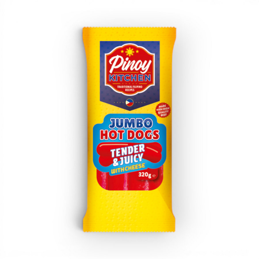 Pinoy Kitchen Jumbo Hotdogs Cheese 320gr