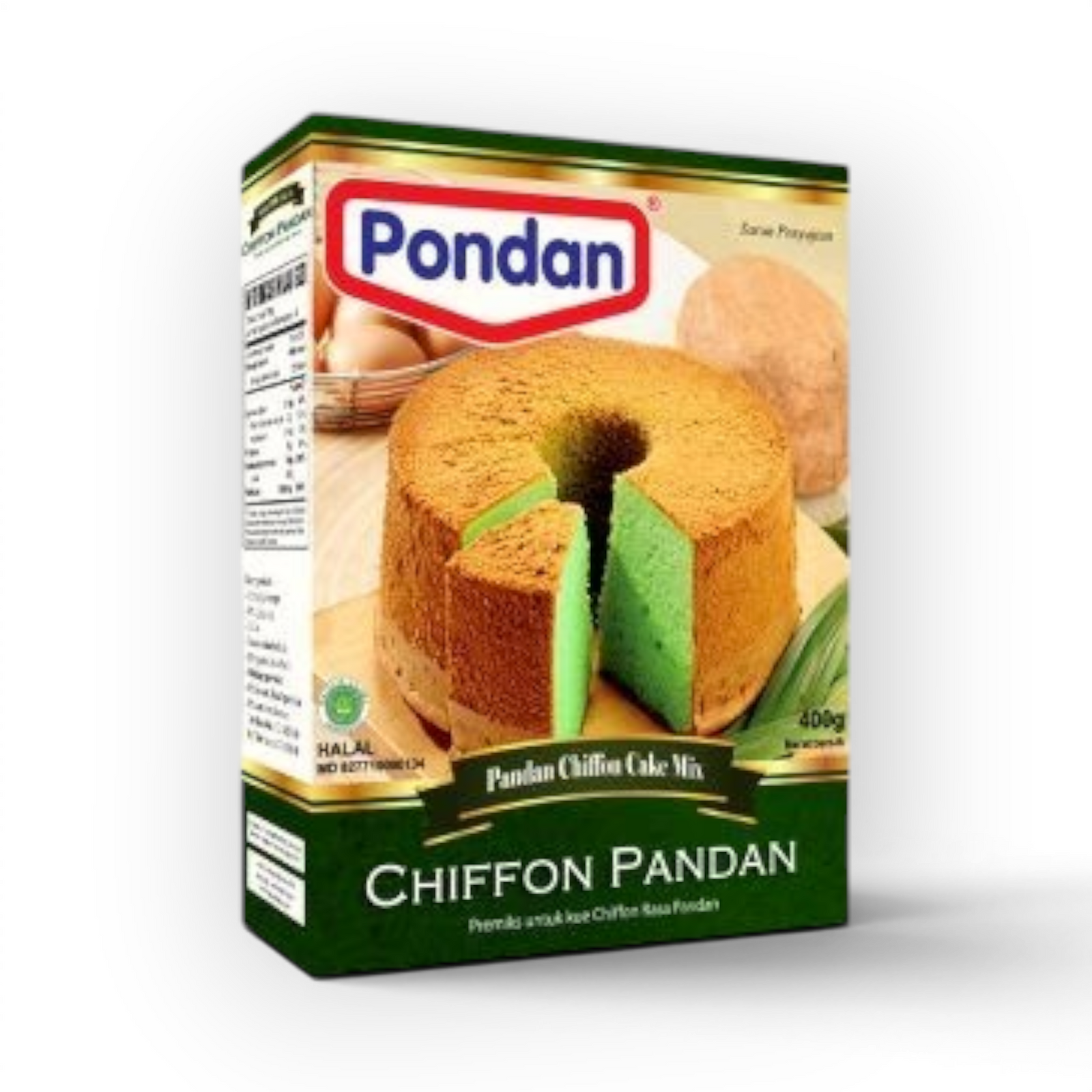 Pandan Chiffon Cake Mix 400gr