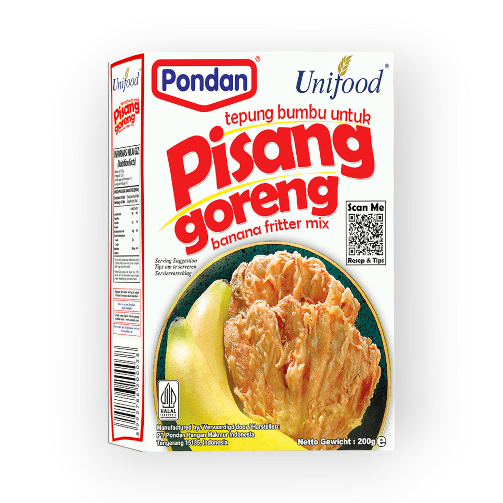 Unifood Pisang Goreng Mix 200gr