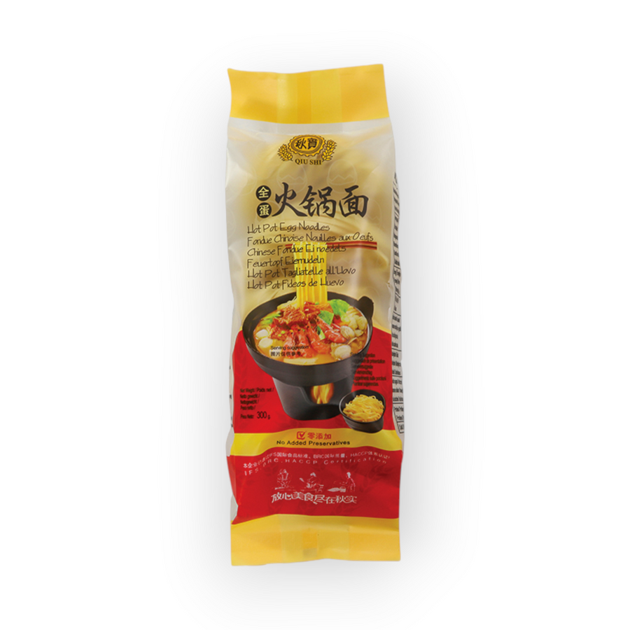 Qiu Shi Hot Pot Noodle Egg 300gr