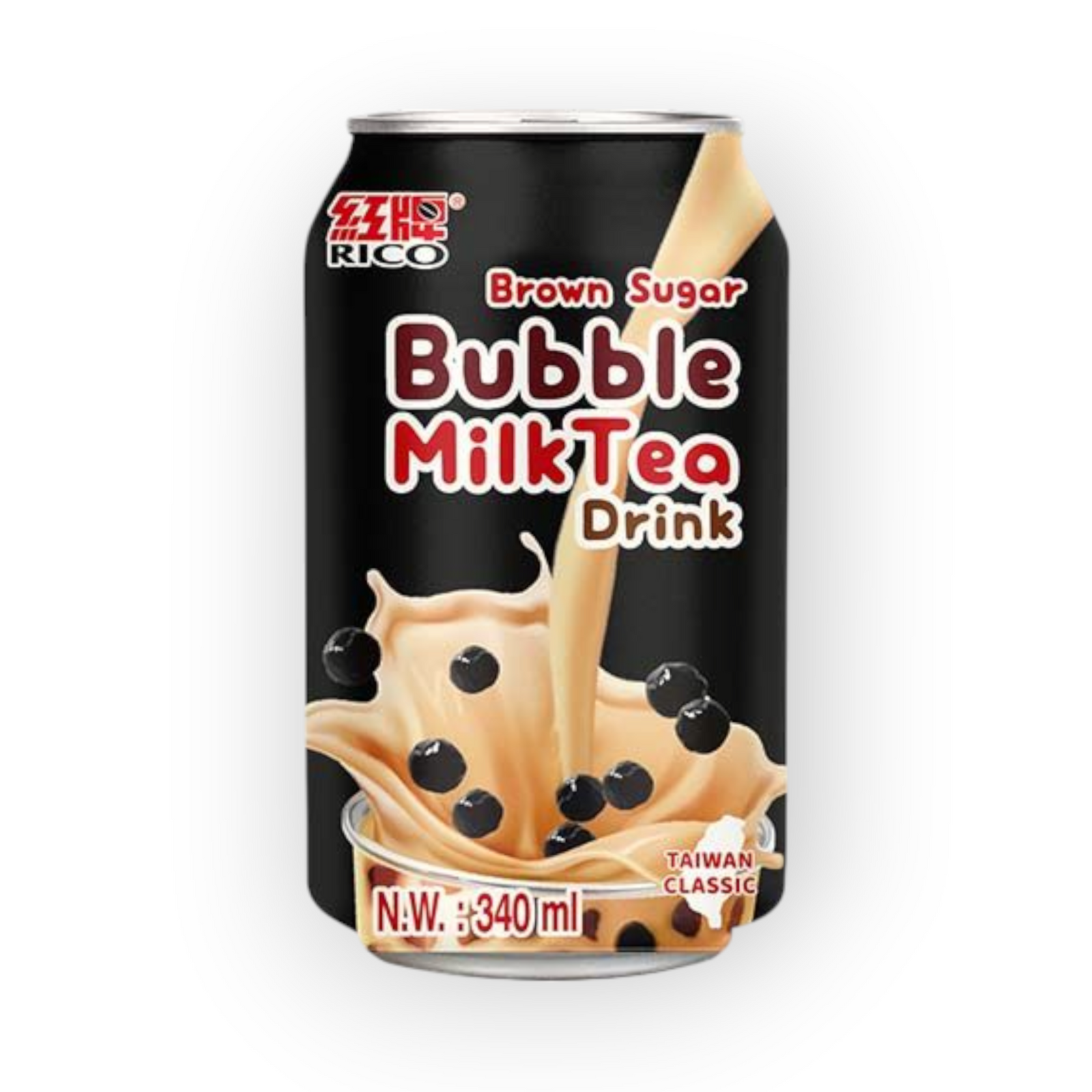 Rico Bubble Tea Drink Brown Sugar 350ml +statiegeld
