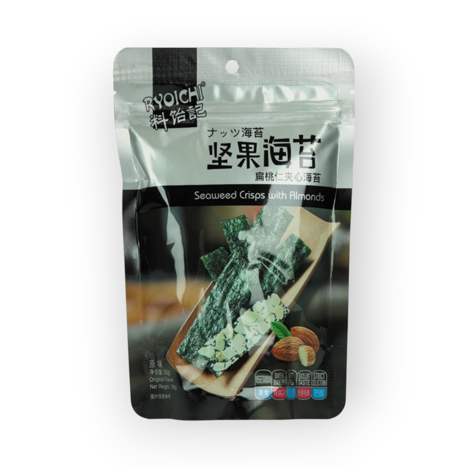 Seaweed Snack with Almonds 35gr