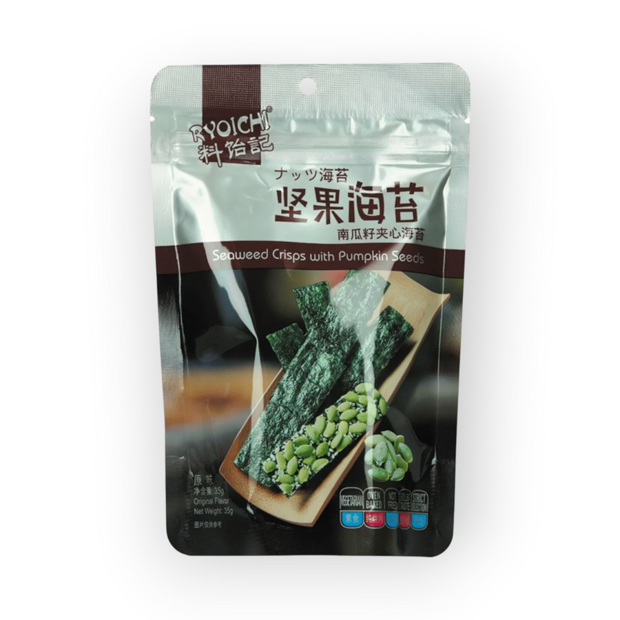 Seaweed Snack with Pumpkin Seeds 35gr