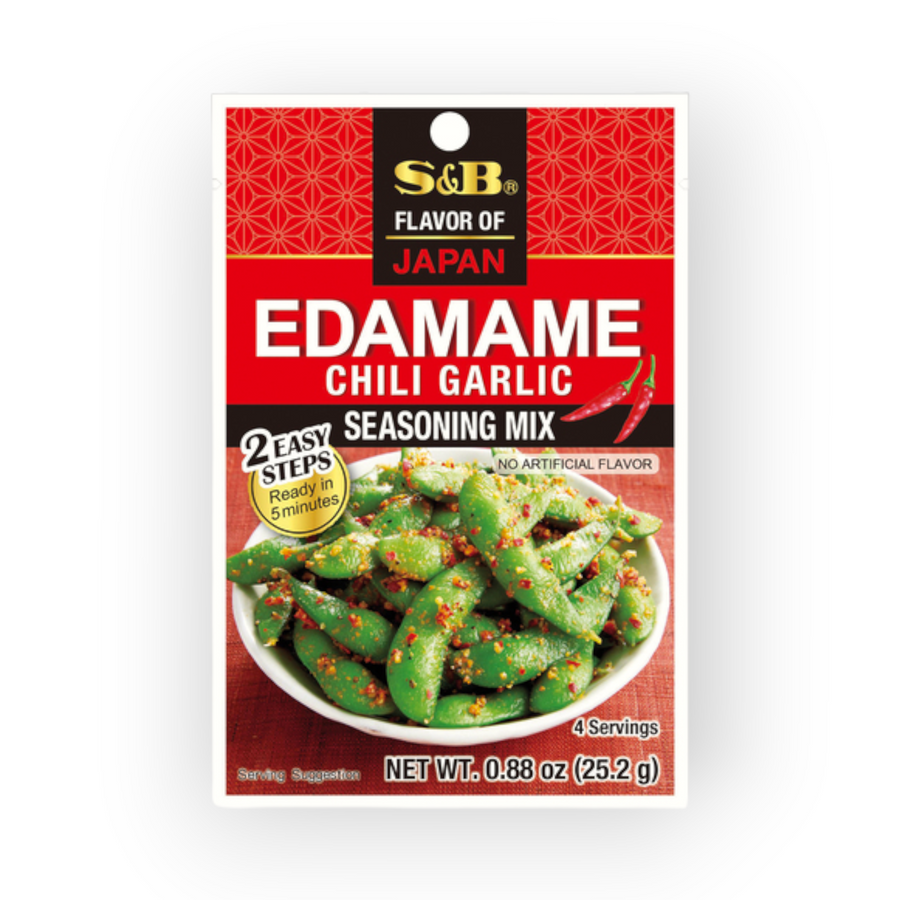 S&B Edamame Chili Garlic Seasoning Mix 25gr