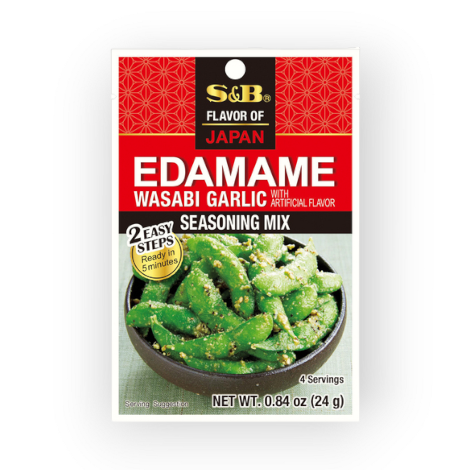 S&B Edamame Wasabi Garlic Seasoning Mix 24gr