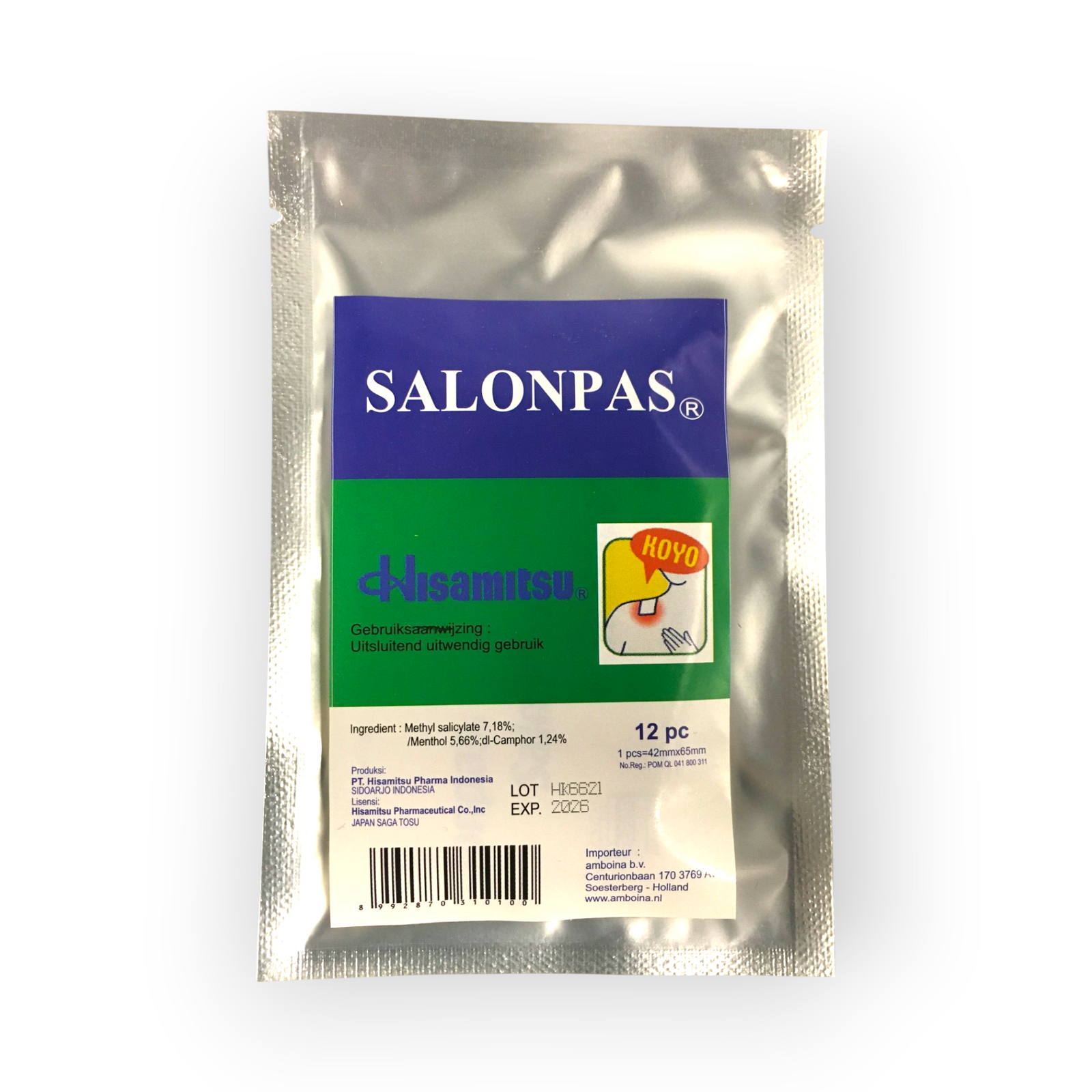 Salonpas Warmtepleister 12st.