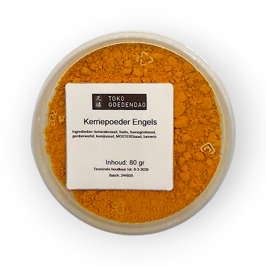 Spices4You kerriepoeder engels a 80g