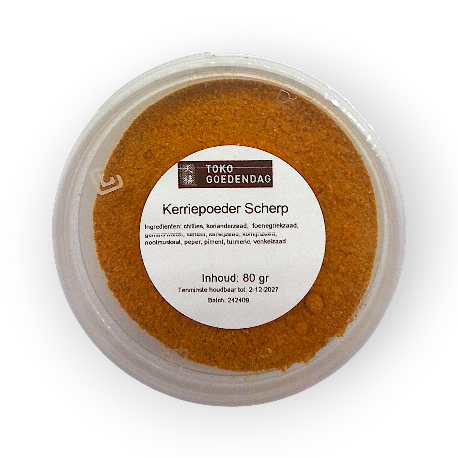 Spices4You kerriepoeder scherp a 80g