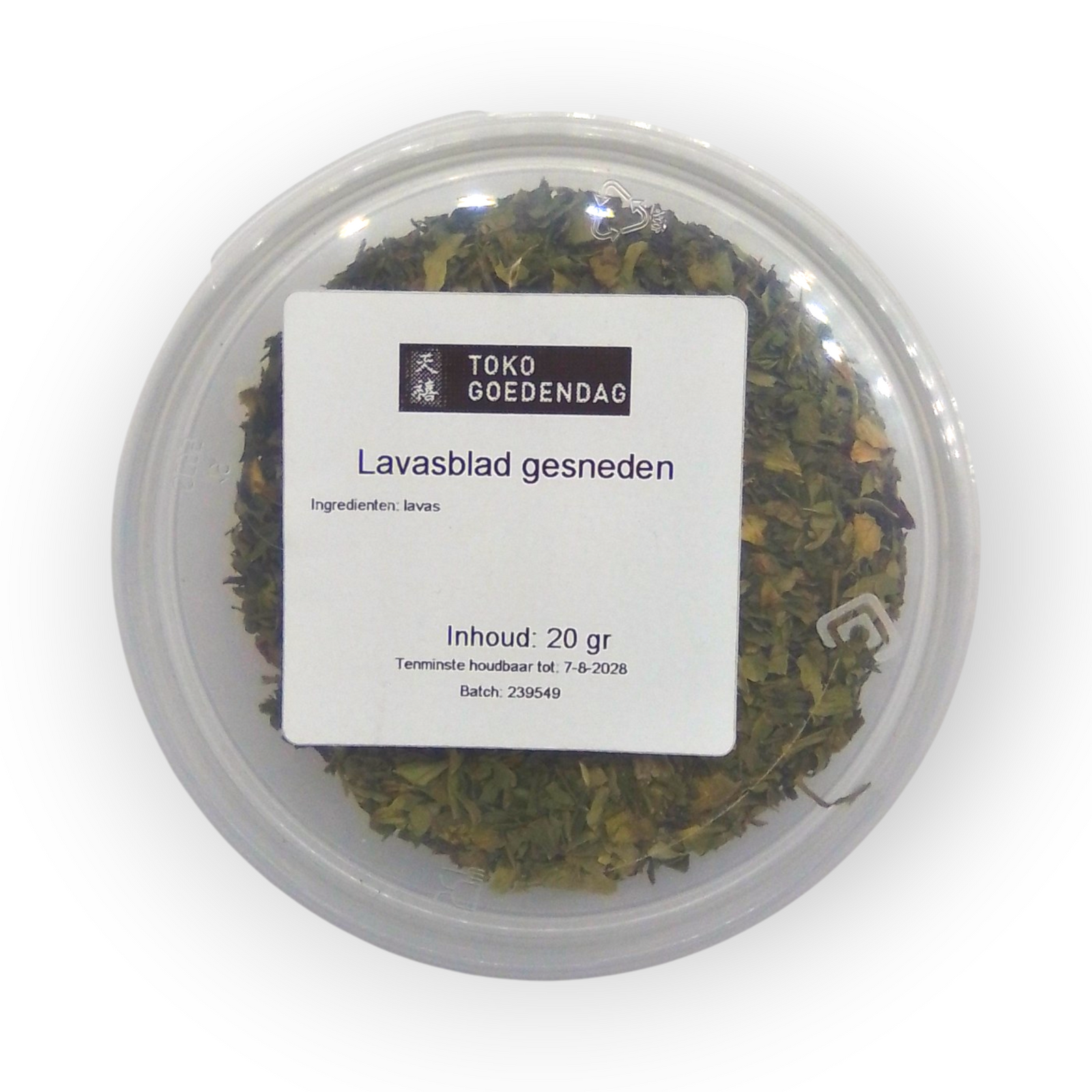 Spices4You lavasblad gesneden a 20g