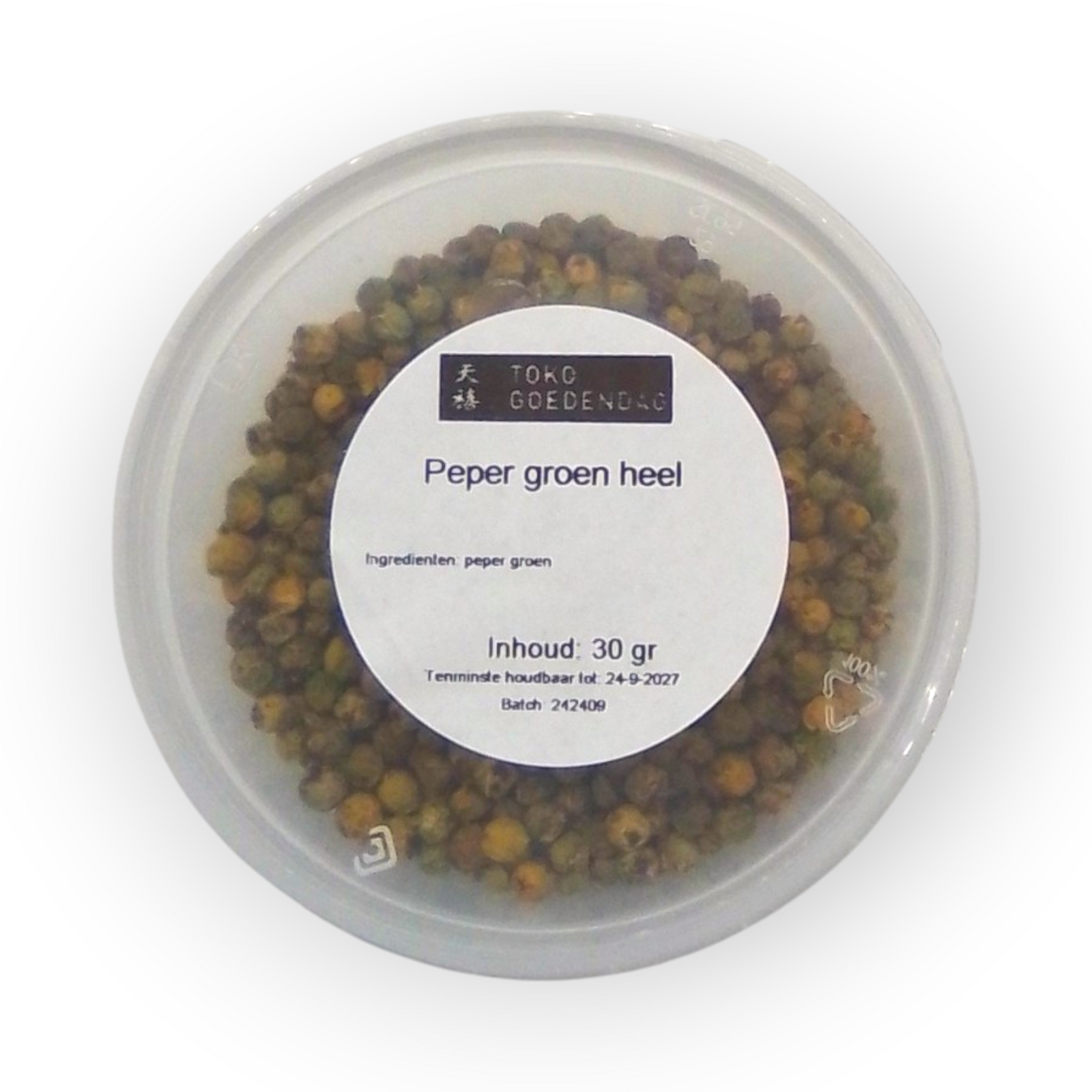 Spices4You peper groen heel a 30g