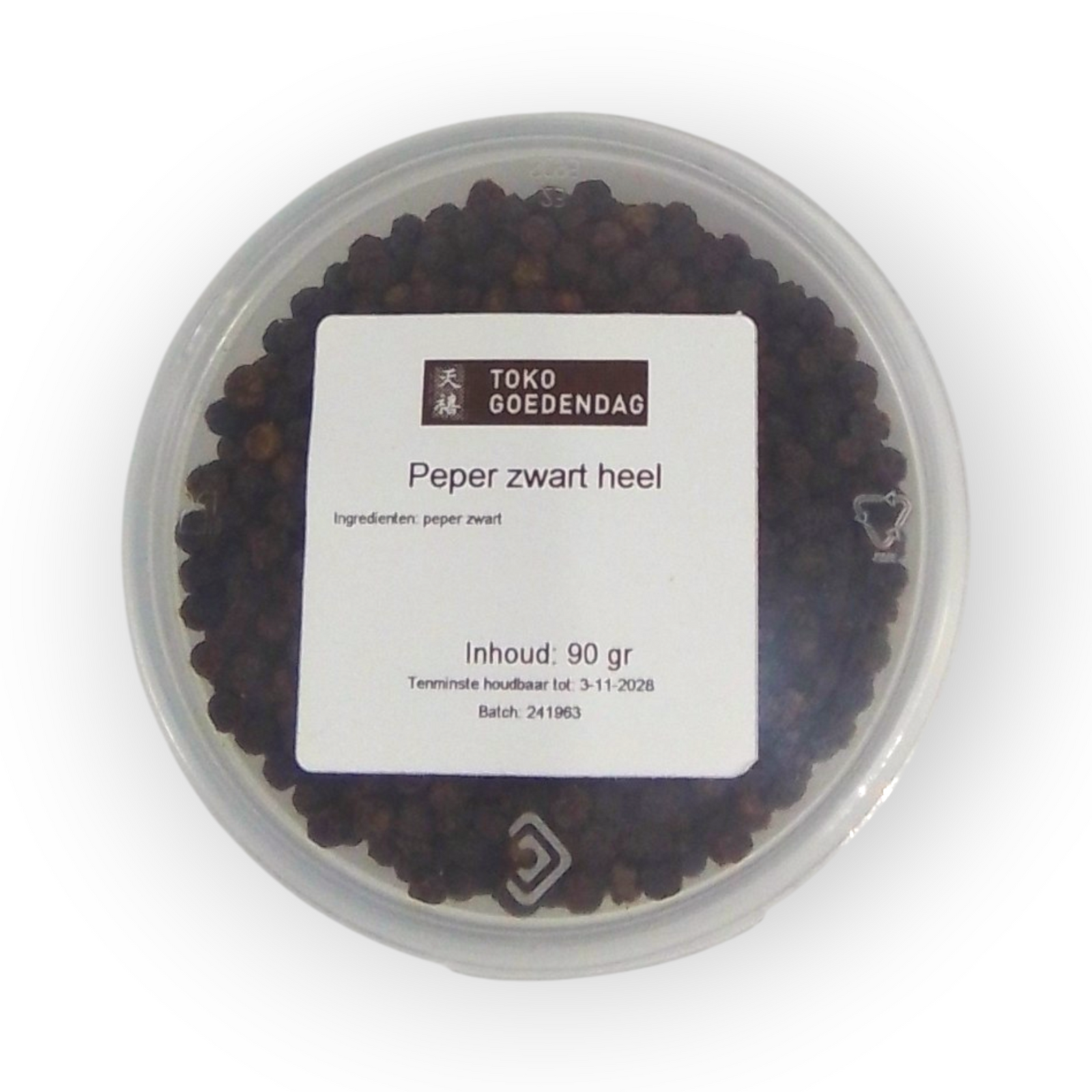 Spices4You peper zwart heel a 90g