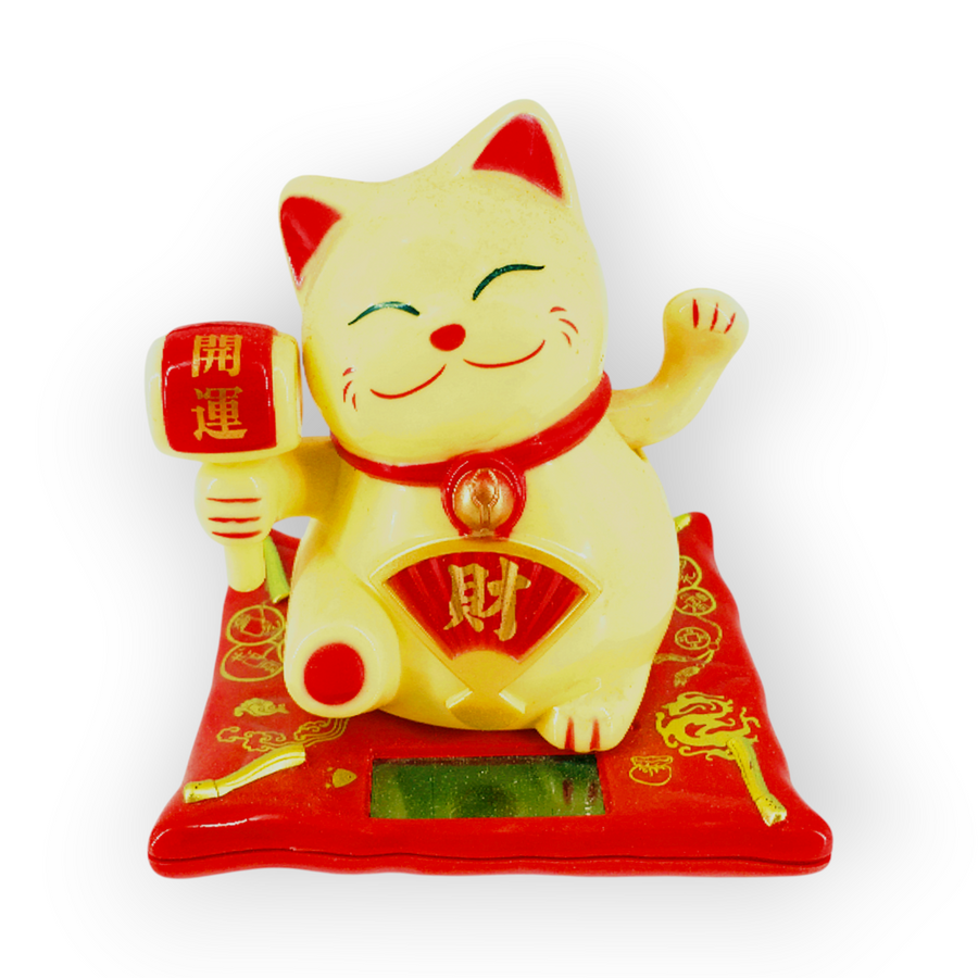 TG Lucky Cat Solar Geel