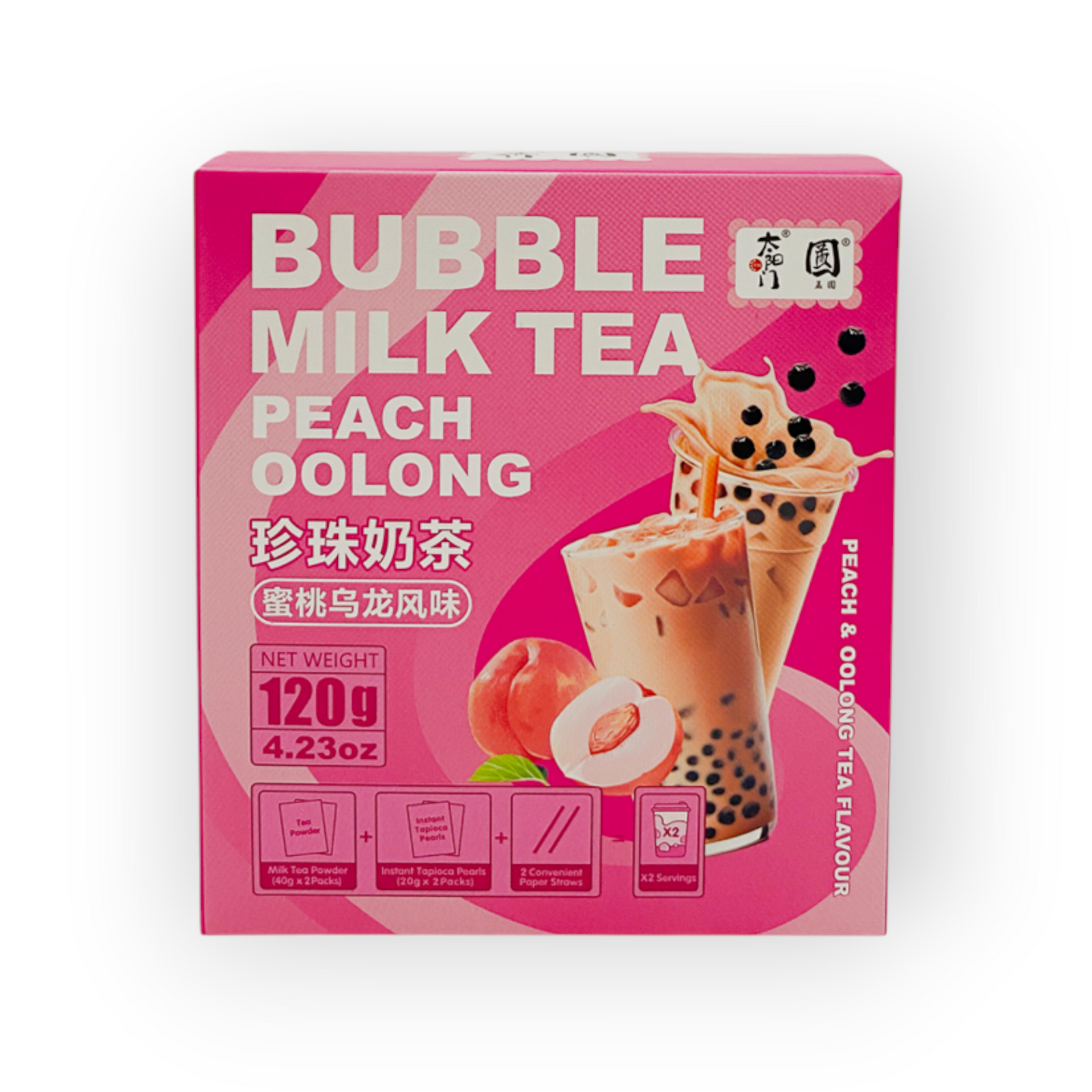 TYM Bubble Milk Tea Kit Peach Oolong 120gr