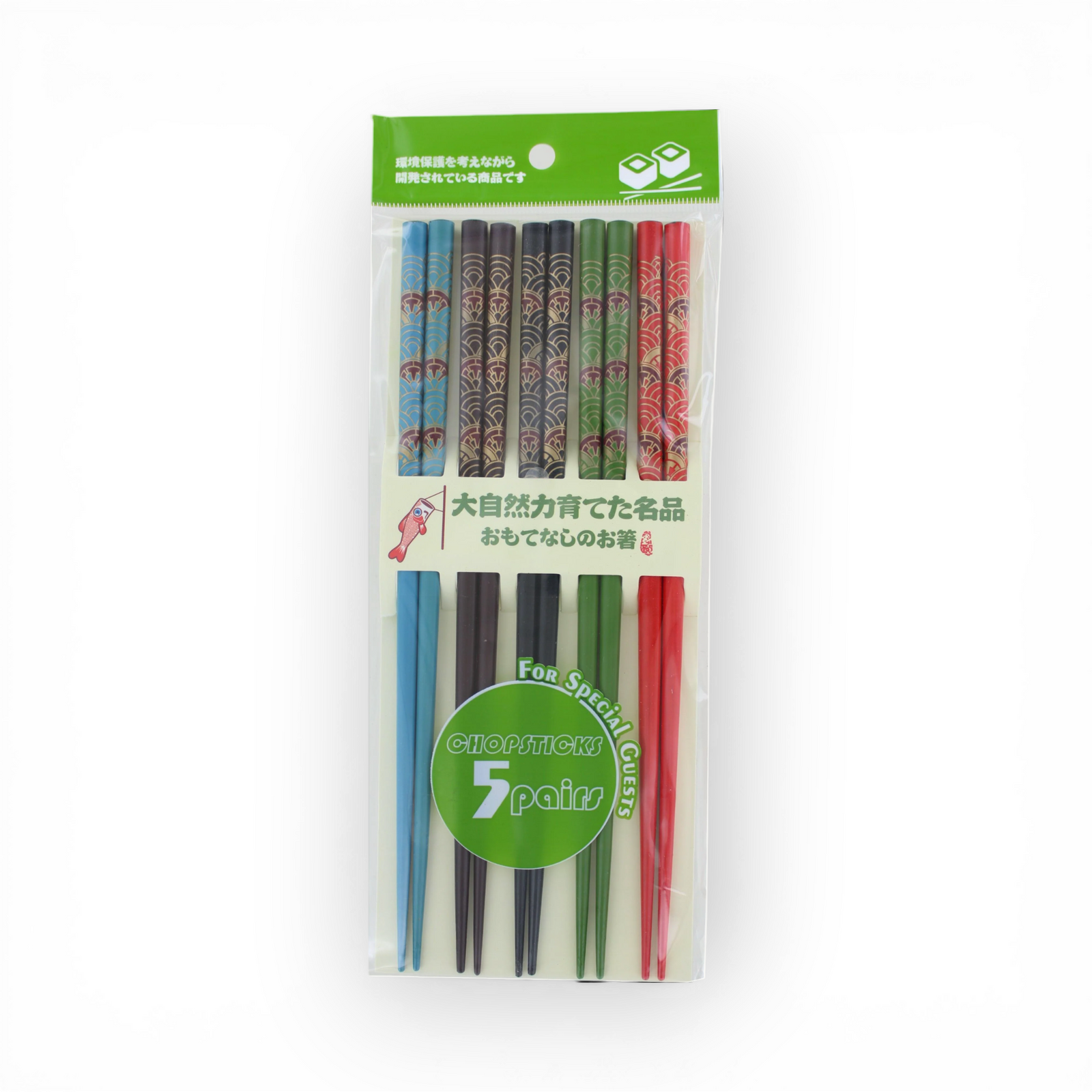 Japanese Chopsticks (5 Colour) 5pcs