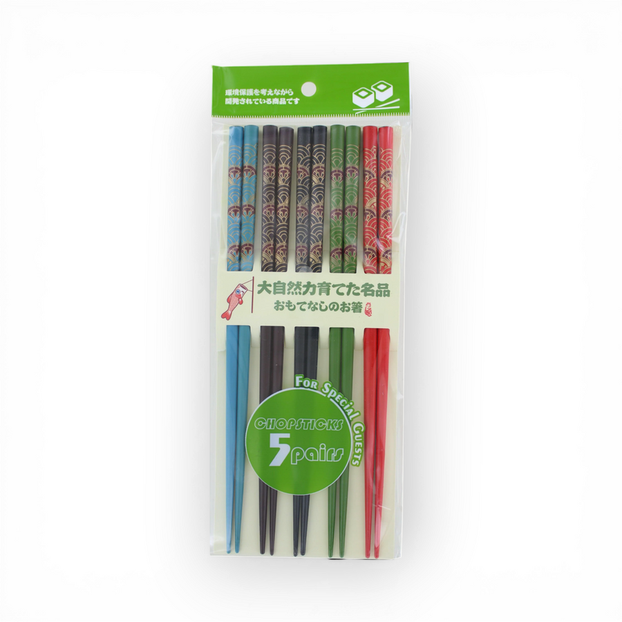 Japanese Chopsticks (5 Colour) 5pcs