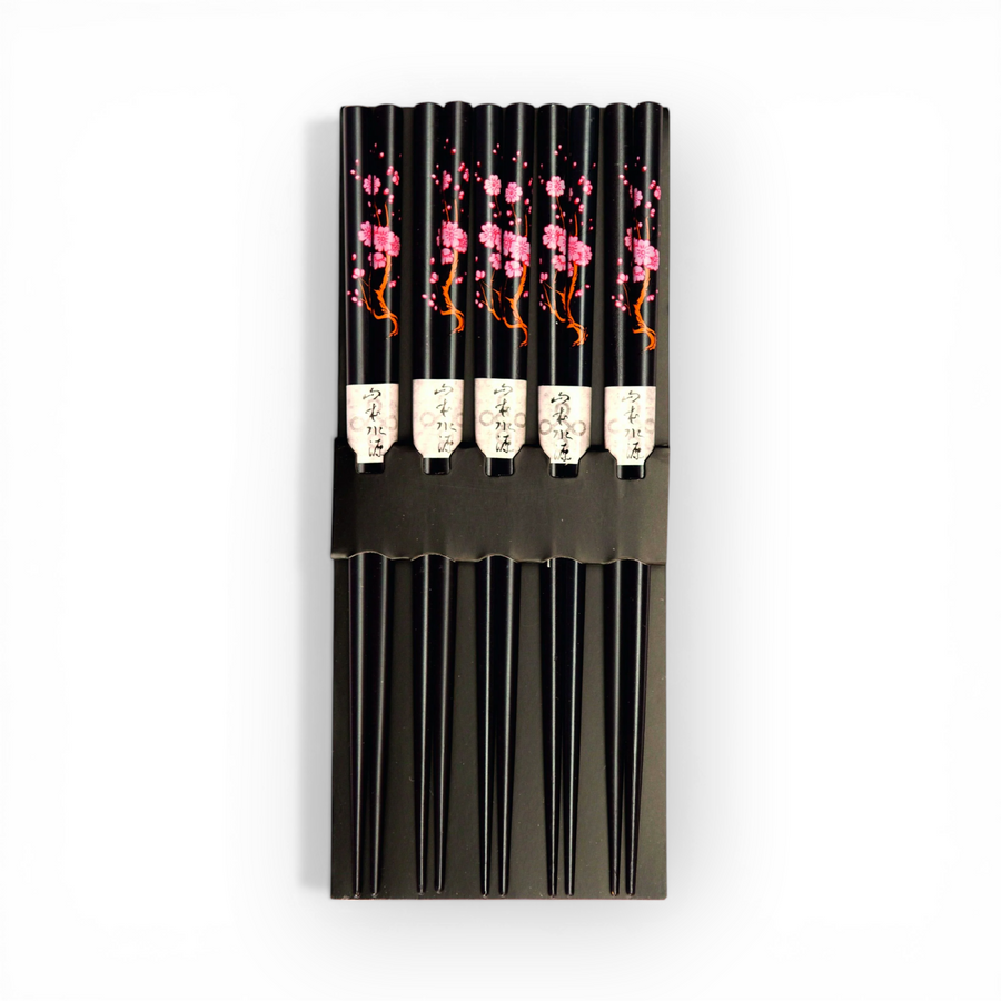 Japanese Chopsticks (Black) 5pcs