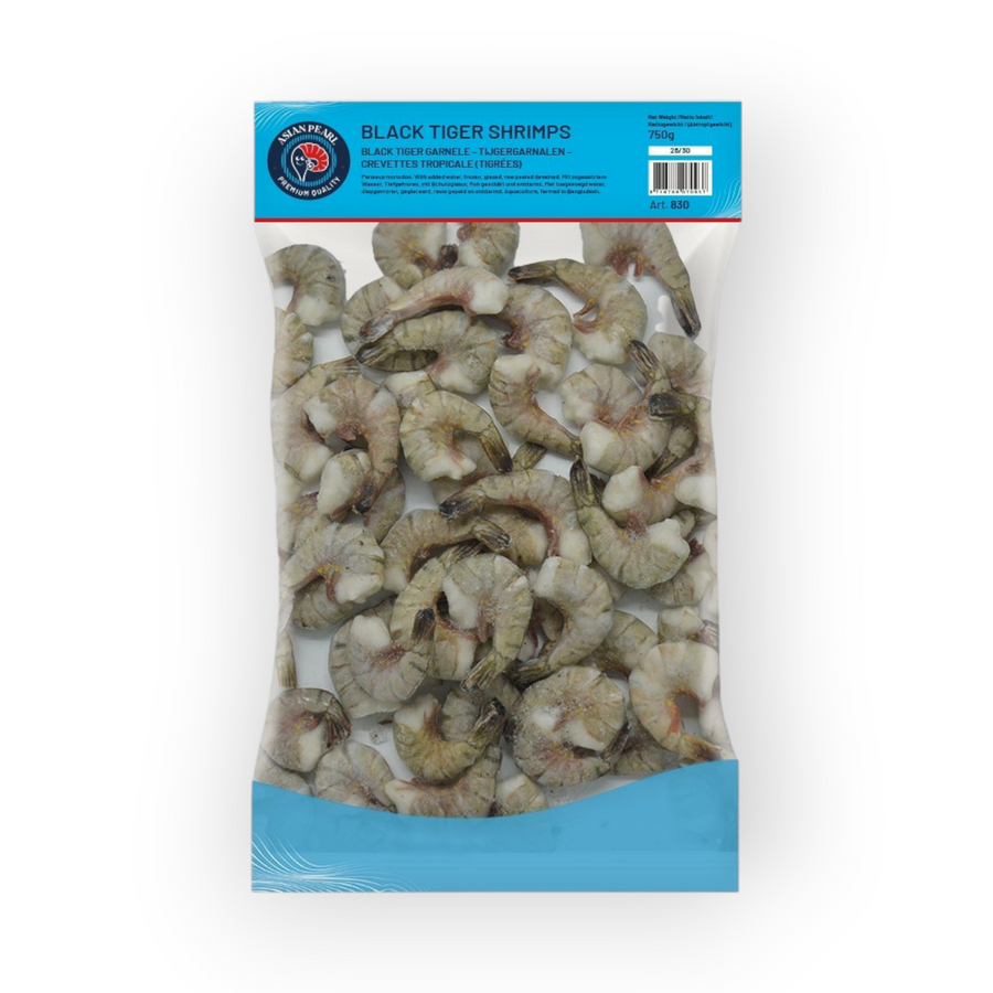 DV Black Tiger Shrimp P&D 26/30 750gr