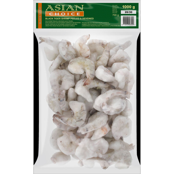 Black Tiger Shrimp Raw P&D 26/30