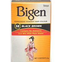 Nr. 58 Black Brown Hair Coloring