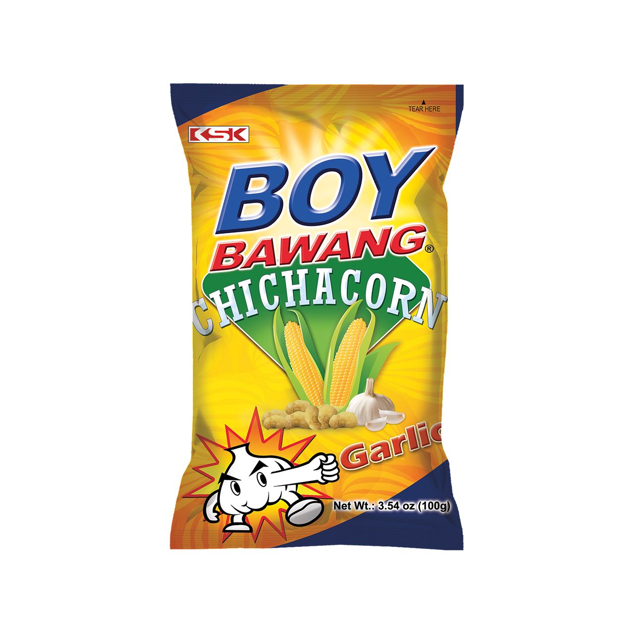 Chichacorn Garlic Corn Snack 100gr