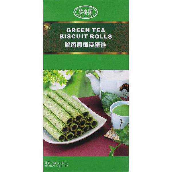 Green Tea Biscuit Rolls 125gr