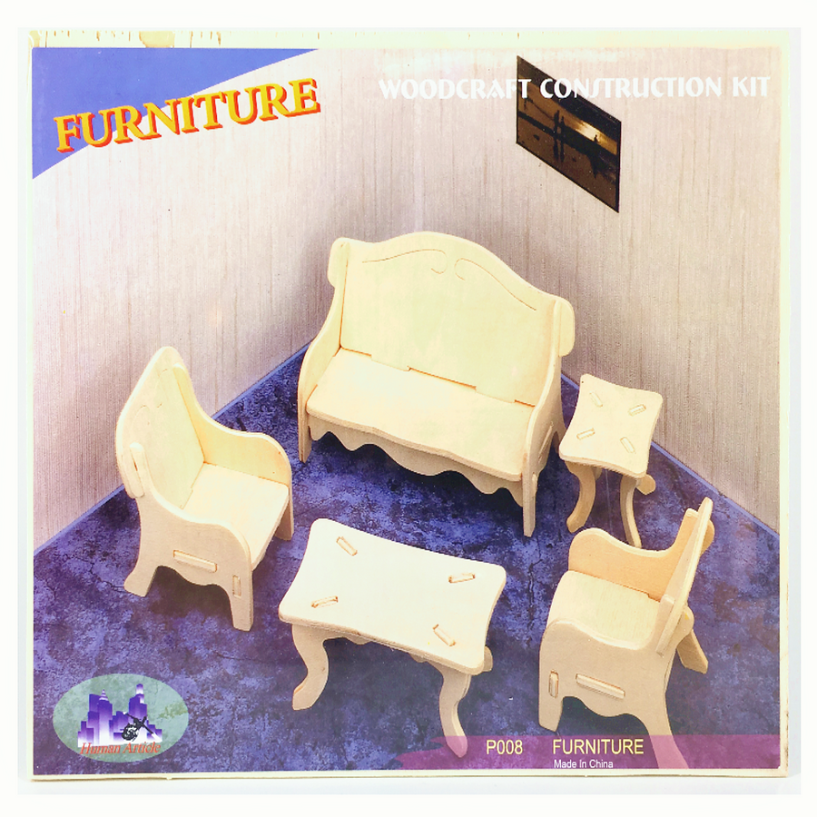 TG 3D Puzzel Woonkamer set