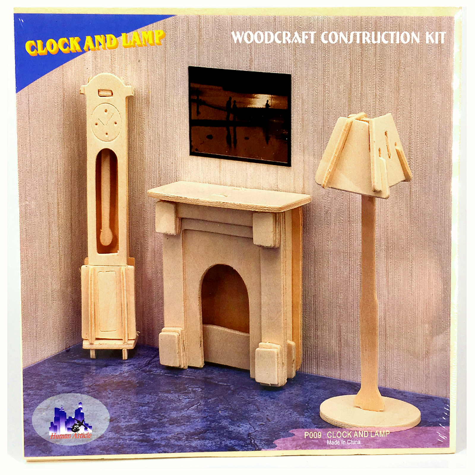 TG 3D Puzzel Lamp met Klok