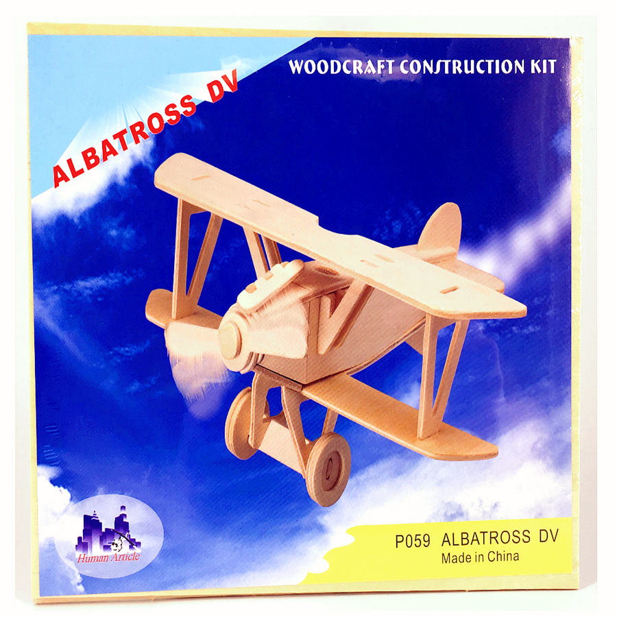 TG 3D Puzzel Vliegtuig Dubbeldekker Albatros DV