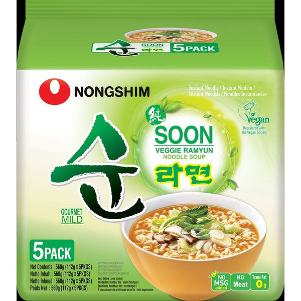 Soon Veggie Inst. Noodle 112gr 5-pak