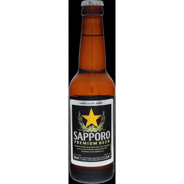 Sapporo Premium Beer 4.7% 330ml