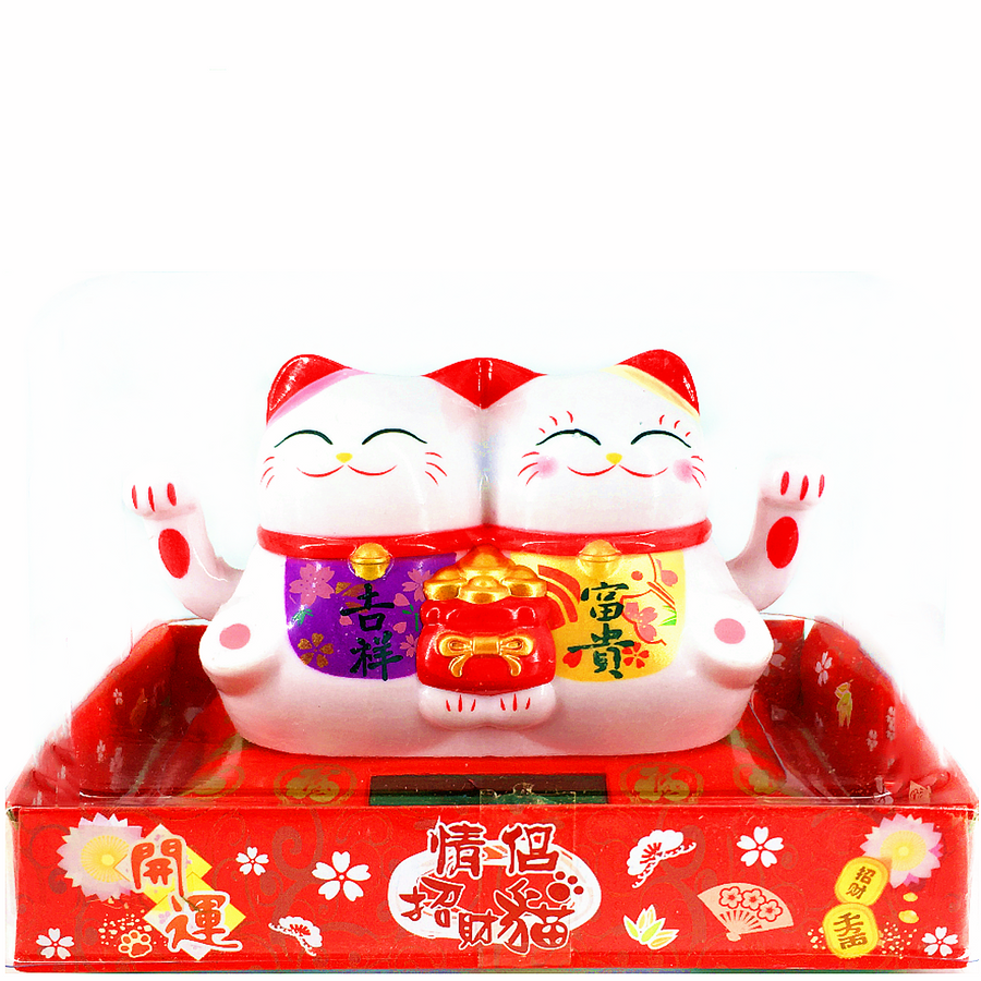 TG Lucky Cat Solar Dubbel Goud Buidel