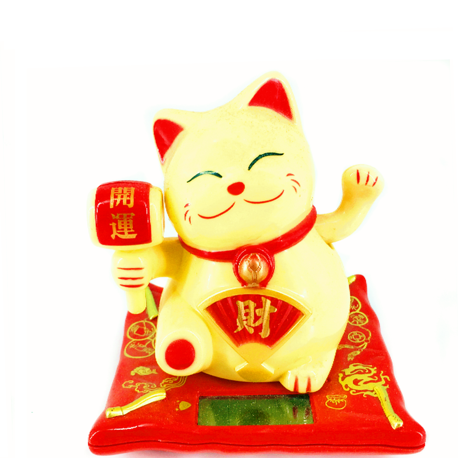 TG Lucky Cat Solar Geel