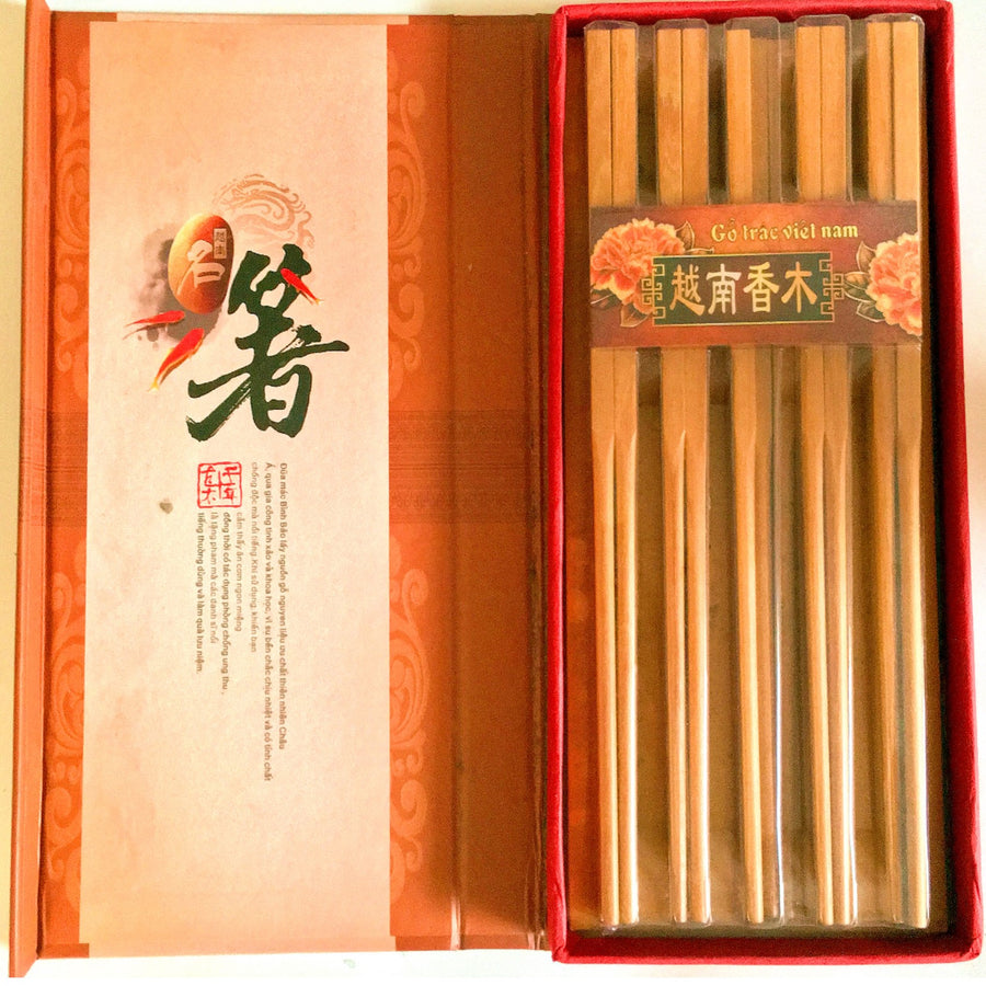 TG Eetstokjes Hoogwaardig Vietnamees Hout 10 Paar Set 1